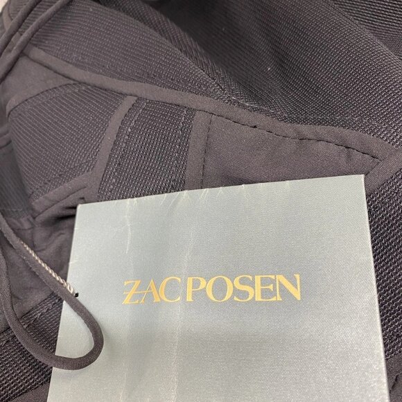 NEW ZAC POSEN Strapless A-Line Cocktail Dress • Size 8 • Black - Picture 2 of 16